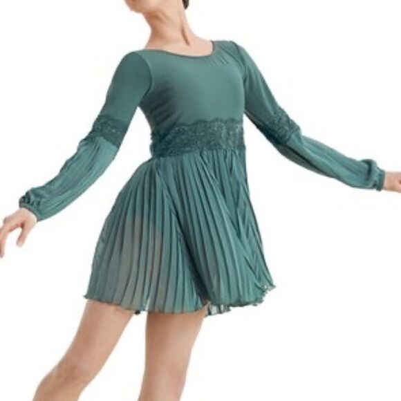 Weissman Dance lyrical costume LOVE IS BIG ENOUGH
11004 juniper Green Adult LA - Picture 1 of 9
